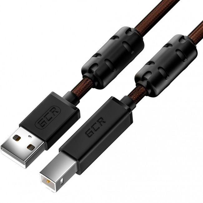 GCR Кабель PROF 1.5m USB 2.0, AM/BM, черно-прозрачный, ферритовые кольца, 28/24 AWG, экран, армированный, морозостойкий, GCR-52414 Кабель Greenconnect 1.5 м (GCR-52414) — для бизнеса и офиса GCR Кабель PROF 1.5m USB 2.0, AM/BM, черно-прозрачный, ферритовые кольца, 28/24 AWG, экран, армированный, морозостойкий, GCR-52414 Кабель Greenconnect 1.5 м (GCR-52414) — для бизнеса и офиса