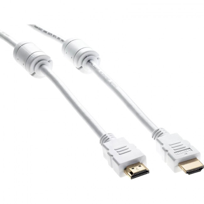 Кабель HDMI 19M/M ver 2.0, 1.8М, белый  Aopen/Qust <ACG711DW-1.8M> Кабель AOpen/Qust HDMI (m)/HDMI (m) - 1.8 м (ACG711DW-1.8M) — для бизнеса и офиса