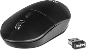 Беспроводная мышь SVEN RX-515SW чёрная (2,4 GHz, 3+1кн. бесш. кн., 800-1600DPI, блист) Sven RX-515SW