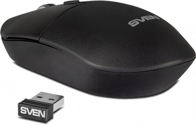 Беспроводная мышь SVEN RX-515SW чёрная (2,4 GHz, 3+1кн. бесш. кн., 800-1600DPI, блист) Sven RX-515SW Беспроводная мышь SVEN RX-515SW чёрная (2,4 GHz, 3+1кн. бесш. кн., 800-1600DPI, блист) Sven RX-515SW