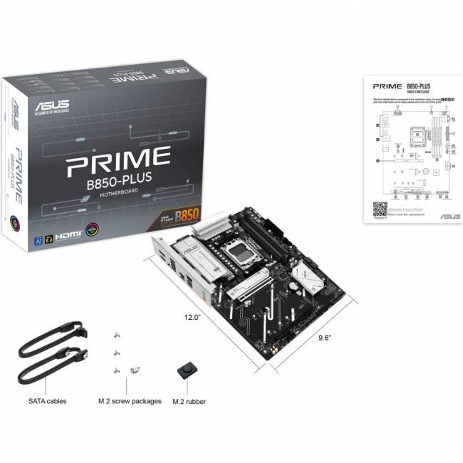Материнская плата ASUS PRIME B850-PLUS (90MB1LC0-M0EAY0) — для бизнеса и офиса