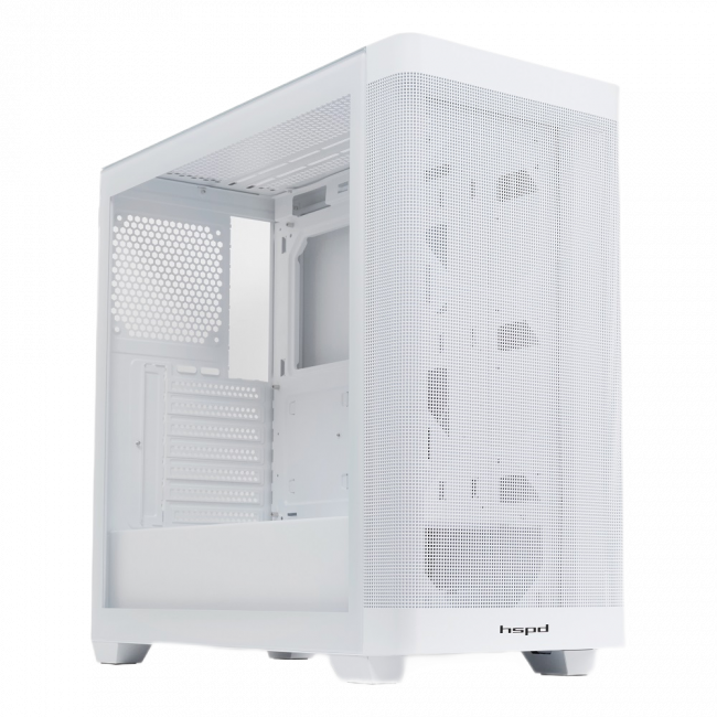 Корпус без блока питания HSPD M740-TGWH — для бизнеса и офиса