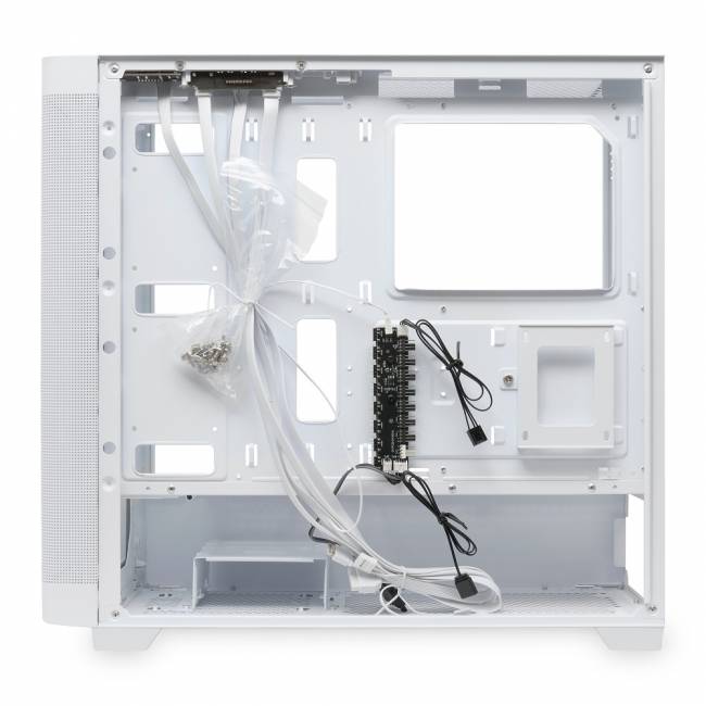 Корпус без блока питания HSPD M740-TGWH — для бизнеса и офиса