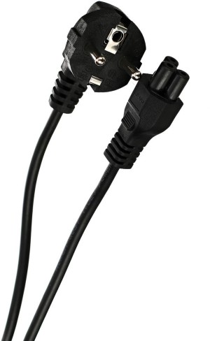 Кабель питания для ноутбуков 3-pin ( угловая Евровилка) <VDE> 3G*0.5mm2 Aopen <ACE022-1.8M> , 1,8m VCOM ACE022-1.8M