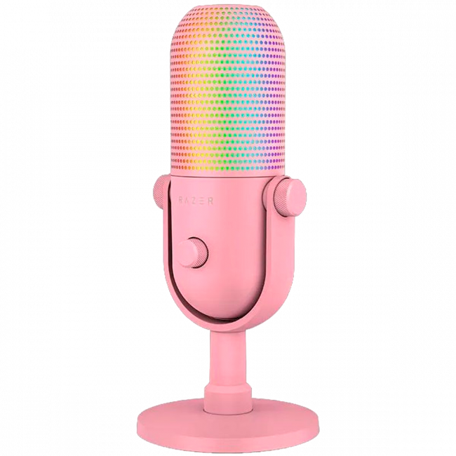 Микрофон Razer Seiren V3 Chroma - Quartz Razer Seiren V3 Chroma - Quartz RZ19-05060300-R3M1 — для бизнеса и офиса