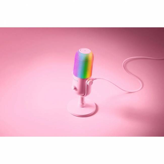 Микрофон Razer Seiren V3 Chroma - Quartz Razer Seiren V3 Chroma - Quartz RZ19-05060300-R3M1 — для бизнеса и офиса