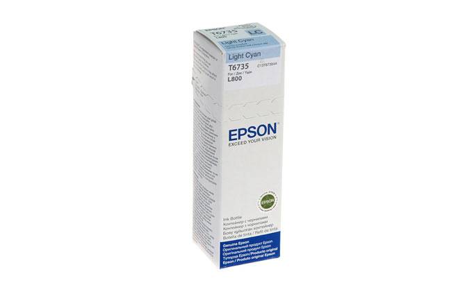 Чернила Epson L800/L1800/L810/L850 (O) C13T67354A/C13T673598, light cyan, 70ml — для бизнеса и офиса