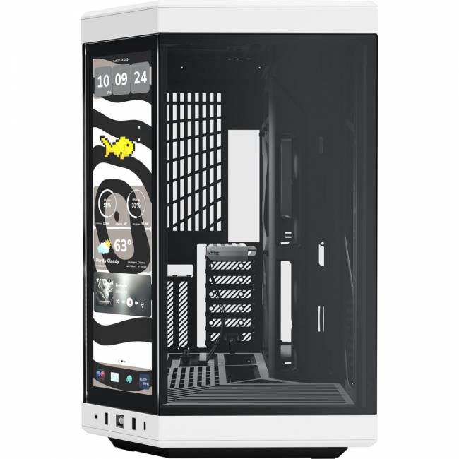 Корпус без блока питания HYTE Y70 Touch Infinite (CS-HYTE-Y70TTI-WB) — для бизнеса и офиса