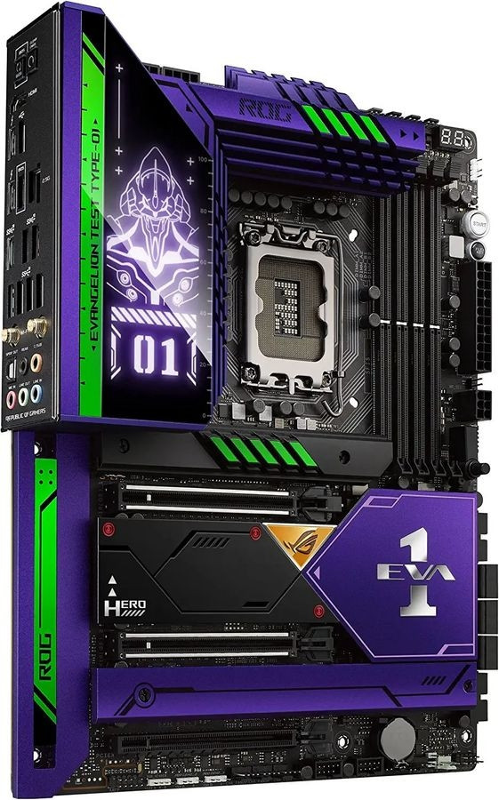 Материнская плата ASUS ROG MAXIMUS Z690 HERO EVA — для бизнеса и офиса Материнская плата ASUS ROG MAXIMUS Z690 HERO EVA — для бизнеса и офиса