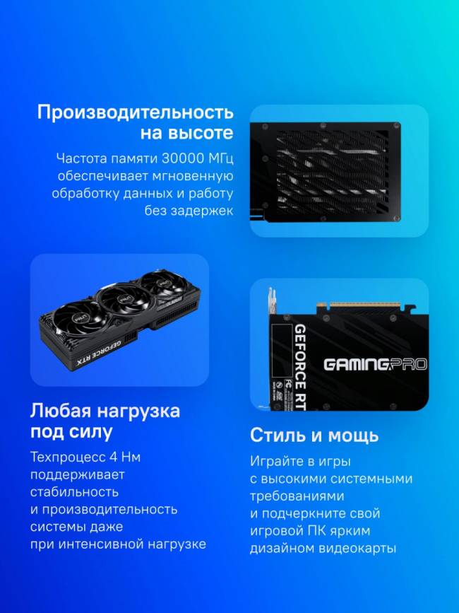 Видеокарта Palit NE75080S19T2-GB2031A — для бизнеса и офиса