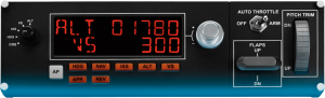 панель управления автопилотом для авиасимуляторов Logitech G Flight Multi Panel панель управления автопилотом для авиасимуляторов Logitech G Flight Multi Panel