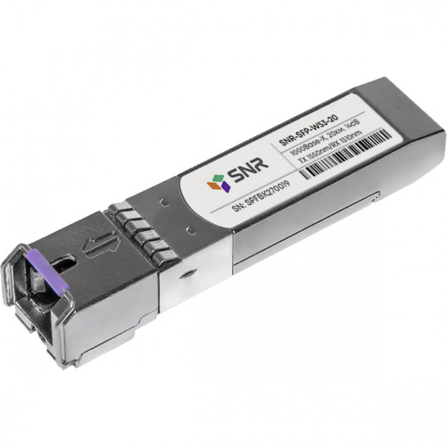 Модуль SNR SNR-SFP-W53-20 — для бизнеса и офиса Модуль SNR SNR-SFP-W53-20 — для бизнеса и офиса
