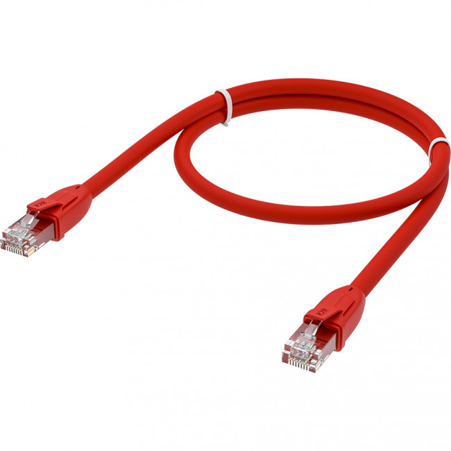 GCR Патч-корд прямой 3.0m UTP кат.6, красный, 24 AWG, ethernet high speed, RJ45, T568B, GCR-52405 Greenconnect GCR-52405