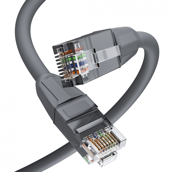 GCR Патч-корд прямой 1.5m LSZH UTP кат.6, серый, 24 AWG, литой без фиксатора, ethernet high speed, RJ45, T568B, GCR-52749 Greenconnect RJ45(m) - RJ45(m) Cat. 6 U/UTP LSZH 1.5м