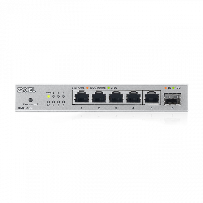 Коммутатор Zyxel XMG-105 — для бизнеса и офиса