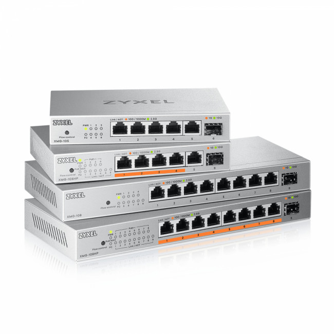 Коммутатор Zyxel XMG-105 — для бизнеса и офиса