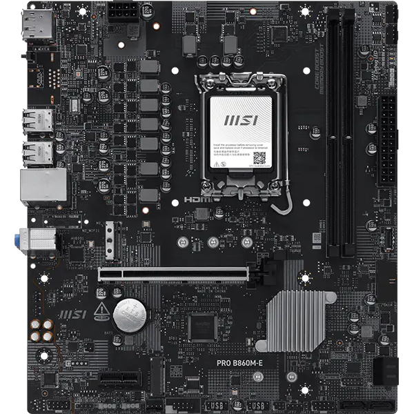 Материнская плата MSI PRO B860M-E — для бизнеса и офиса
