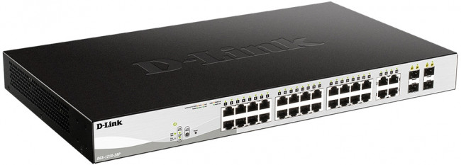 Коммутатор D-Link DGS-1210-28P/F3A — для бизнеса и офиса