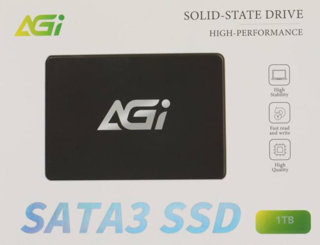 Накопитель SSD AGI TECHNOLOGY CO., LTD AGI1K0GIMAI238 — для бизнеса и офиса