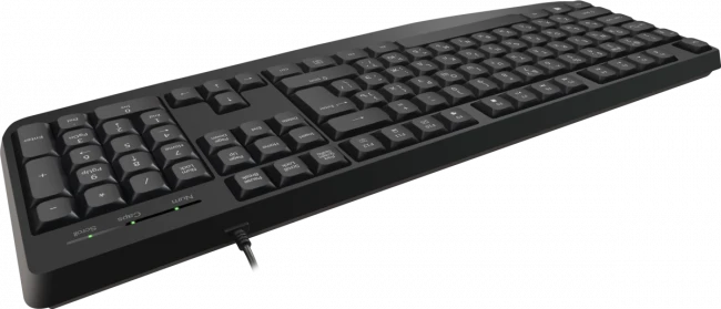 Defender Проводная клавиатура Atom HB-546 RU,черный,104+FN,1.8м Defender 45546