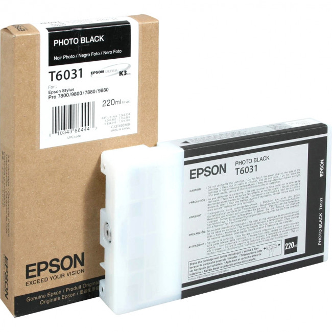Картридж Epson C13T603100 — для бизнеса и офиса