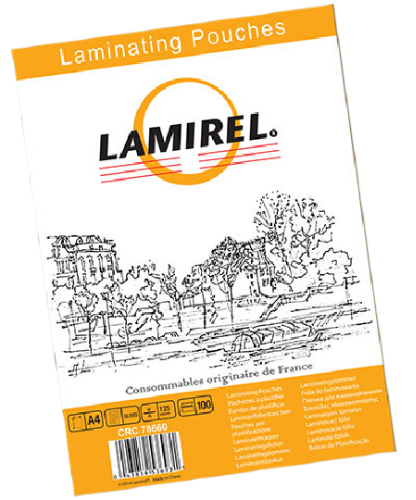 Пленка А4, 125мкм, 100 шт. Lamirel LA-78660 — для бизнеса и офиса