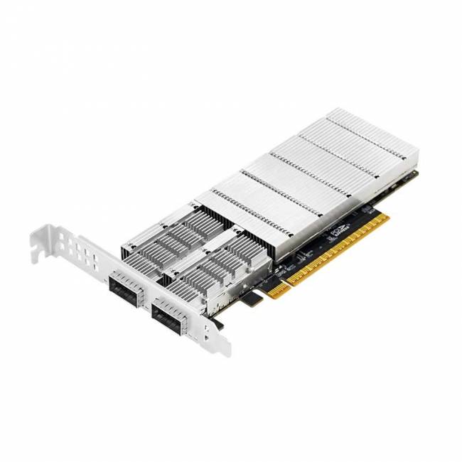Сетевая карта LR-Link LRES1260PF-2QSFP112 — для бизнеса и офиса Сетевая карта LR-Link LRES1260PF-2QSFP112 — для бизнеса и офиса