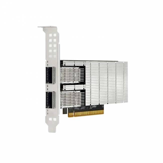Сетевая карта LR-Link LRES1260PF-2QSFP112 — для бизнеса и офиса Сетевая карта LR-Link LRES1260PF-2QSFP112 — для бизнеса и офиса