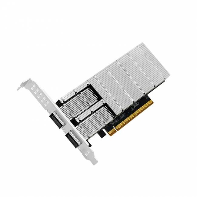 Сетевая карта LR-Link LRES1260PF-2QSFP112 — для бизнеса и офиса Сетевая карта LR-Link LRES1260PF-2QSFP112 — для бизнеса и офиса