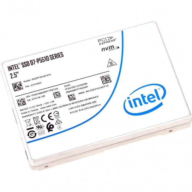 Твердотельный накопитель Intel SSD D7-P5510 Series, 3.84TB (SSDPF2KX038TZ01) Твердотельный накопитель Intel SSD D7-P5510 Series, 3.84TB (SSDPF2KX038TZ01)
