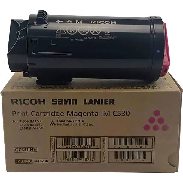 Тонер-картридж тип IM C530 малиновый Ricoh IM C530 (418242) — для бизнеса и офиса Тонер-картридж тип IM C530 малиновый Ricoh IM C530 (418242) — для бизнеса и офиса