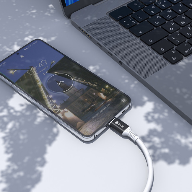 GCR Кабель 0.5m, TypeC POWER DELIVERY 60 W, 5A max, быстрая зарядка, белый TPE, AL case черный, белый ПВХ, 28/22 AWG, GCR-53655 Greenconnect GCR-53655 GCR Кабель 0.5m, TypeC POWER DELIVERY 60 W, 5A max, быстрая зарядка, белый TPE, AL case черный, белый ПВХ, 28/22 AWG, GCR-53655 Greenconnect GCR-53655