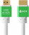 Greenconnect Кабель 3.0m HDMI версия 2.0, HDR 4:2:2, Ultra HD, 4K 60 fps 60Hz/5K*30Hz, 3D, AUDIO, 18.0 Гбит/с, 28/28 AWG, OD7.3mm, тройной экран, белый, AL корпус зеленый, GCR-51293 Greenconnect HDMI (m) - HDMI (m) 3м