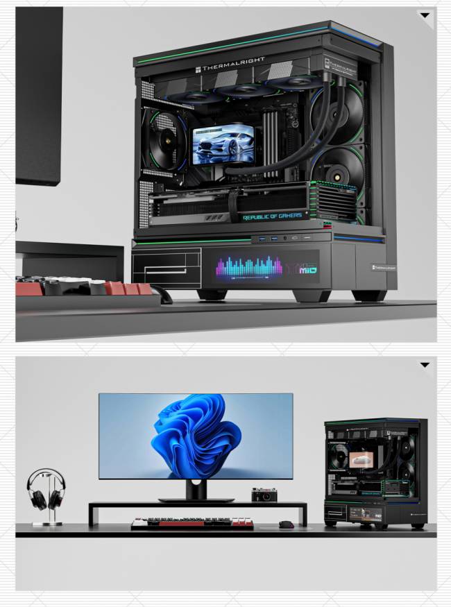 Водяное охлаждение для процессора Thermalright Wonder Vision 360 Turbo Black — для бизнеса и офиса Водяное охлаждение для процессора Thermalright Wonder Vision 360 Turbo Black — для бизнеса и офиса