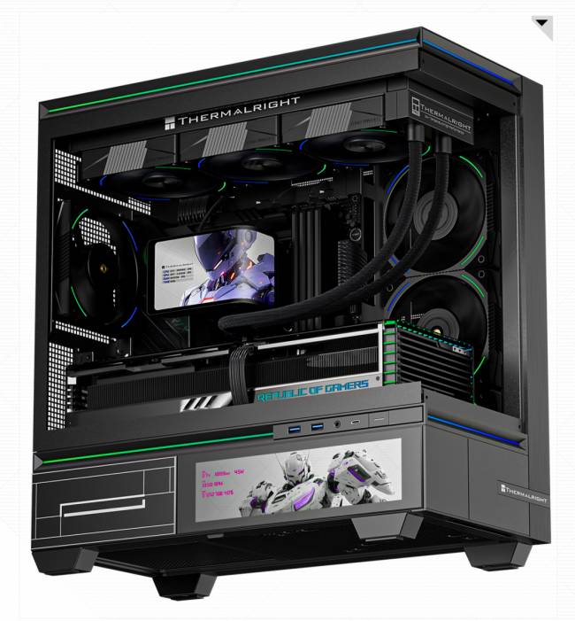 Водяное охлаждение для процессора Thermalright Wonder Vision 360 Turbo Black — для бизнеса и офиса Водяное охлаждение для процессора Thermalright Wonder Vision 360 Turbo Black — для бизнеса и офиса