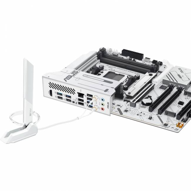 Материнская плата ASUS X870 MAX GAMING WIFI7 W (90MB1LZ0-M0EAY0) — для бизнеса и офиса Материнская плата ASUS X870 MAX GAMING WIFI7 W (90MB1LZ0-M0EAY0) — для бизнеса и офиса