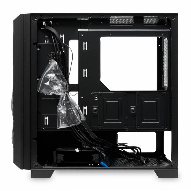 Корпус без блока питания HSPD M340-TGBK — для бизнеса и офиса