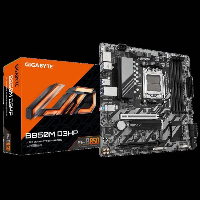 Материнская плата Gigabyte B850M D3HP — для бизнеса и офиса Материнская плата Gigabyte B850M D3HP — для бизнеса и офиса