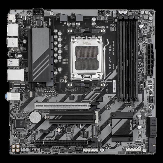 Материнская плата Gigabyte B850M D3HP — для бизнеса и офиса Материнская плата Gigabyte B850M D3HP — для бизнеса и офиса