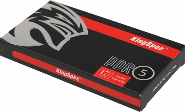 Память DDR5 16GB 4800MHz SHENZHEN KINGSPEC ELECTRONICS TECHNOLOGY CO LTD KS4800D5N11016G — для бизнеса и офиса