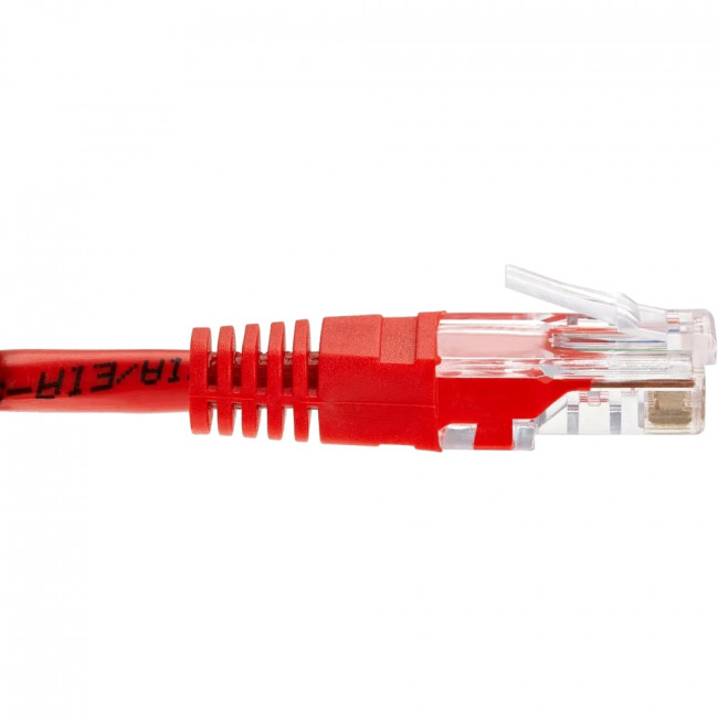 Патчкорд литой "Telecom" UTP кат.5е 5,0м красный VCOM NA102-R-5M — для бизнеса и офиса Патчкорд литой "Telecom" UTP кат.5е 5,0м красный VCOM NA102-R-5M — для бизнеса и офиса