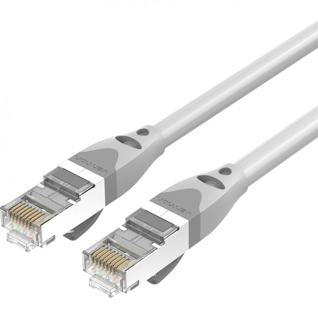 Патч-корд Vention прямой SFTP cat.6A, RJ45 - 0,5м. Серый Vention IBHHD