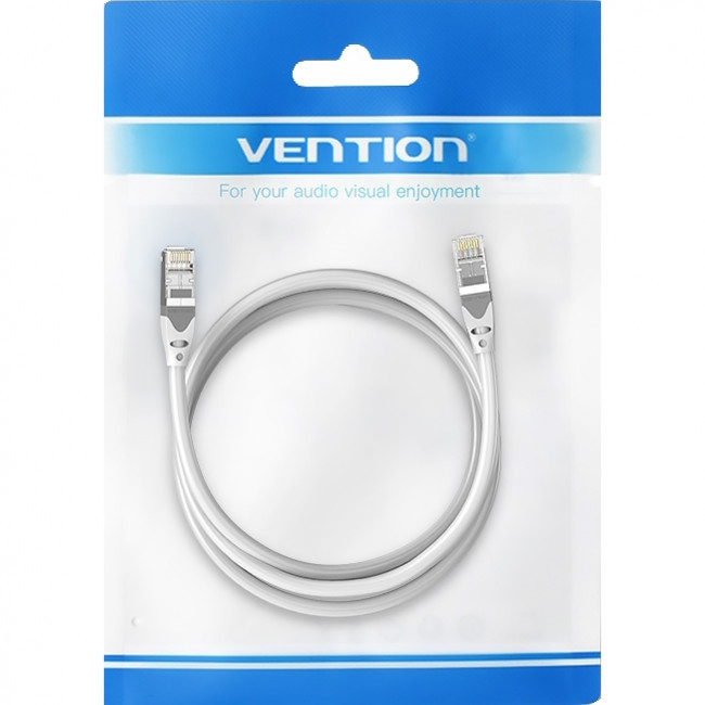Патч-корд Vention прямой SFTP cat.6A, RJ45 - 0,5м. Серый Vention IBHHD