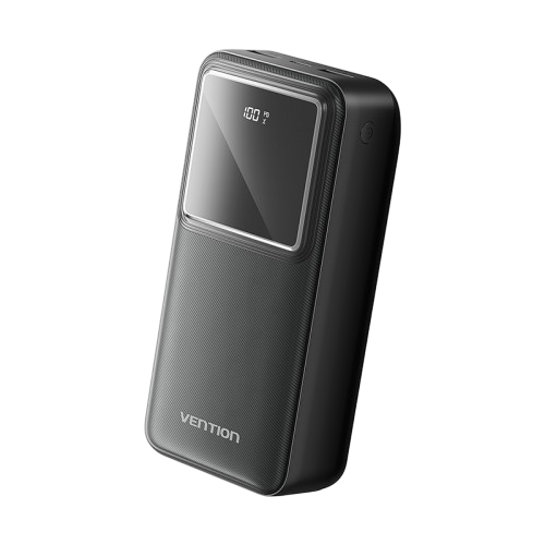 Power Bank Vention 30000mAh(Micro-USB/C-A/A)22.5W Черный с LED Дисплеем, шт. Vention FHMB0 — для бизнеса и офиса Power Bank Vention 30000mAh(Micro-USB/C-A/A)22.5W Черный с LED Дисплеем, шт. Vention FHMB0 — для бизнеса и офиса