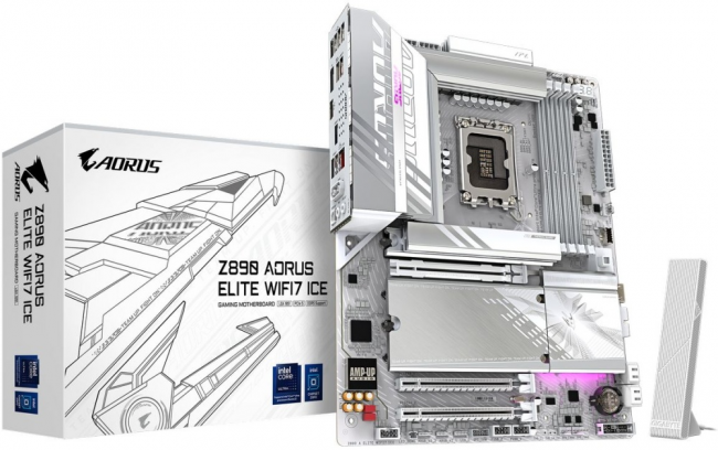 Материнская плата GIGABYTE Z890 A ELITE WF7 ICE — для бизнеса и офиса