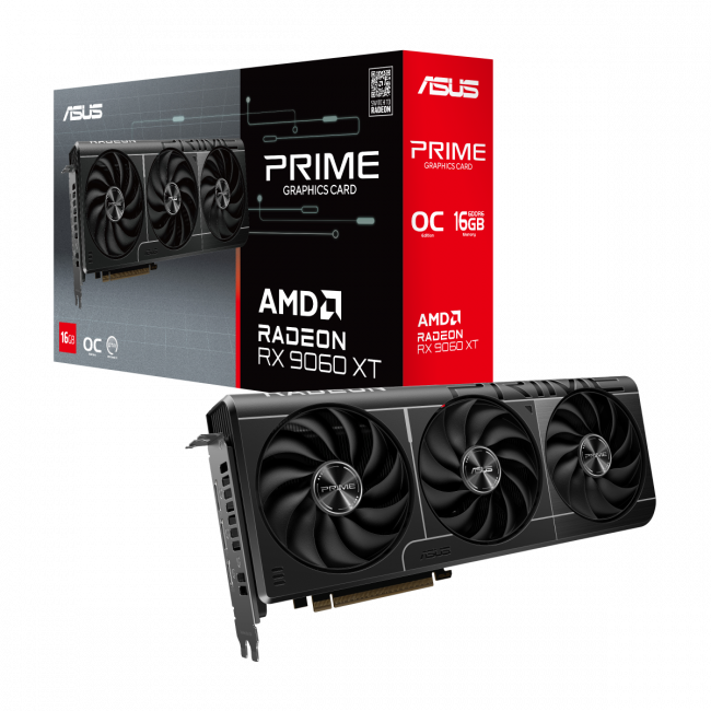 Видеокарта ASUS PRIME-RX9060XT-O16G (90YV0LF1-M0NA00) — для бизнеса и офиса