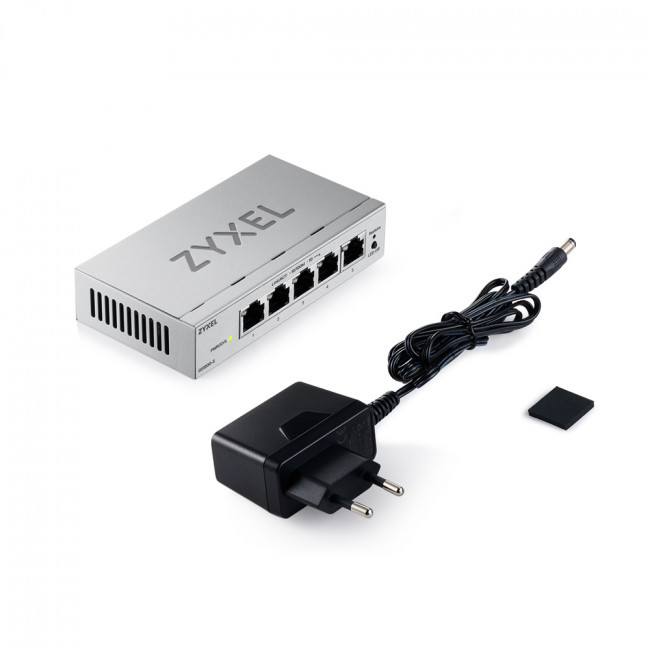 Коммутатор ZYXEL GS1200-5V3-EU0101F — для бизнеса и офиса Коммутатор ZYXEL GS1200-5V3-EU0101F — для бизнеса и офиса