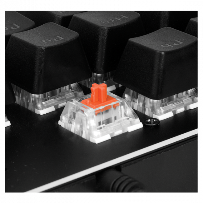 Механическая игровая клавиатура SVEN KB-G9700 (104 кл,+12Fn,RED switch, RGB, мет, корпус) SVEN KB-G9700 — для бизнеса и офиса