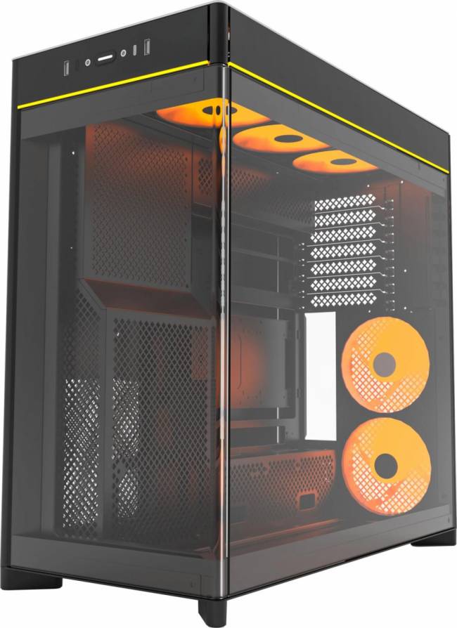 Корпус Montech HS02 PRO BLACK — для бизнеса и офиса Корпус Montech HS02 PRO BLACK — для бизнеса и офиса