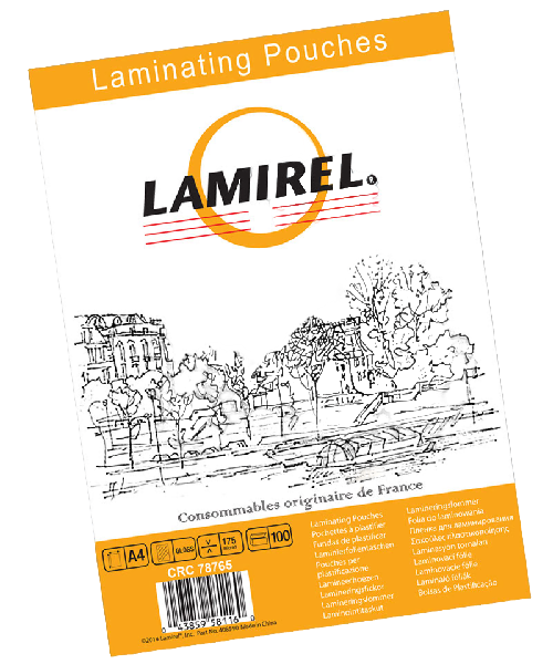 Пленка А4, 175мкм, 100 шт. Lamirel LA-78765 — для бизнеса и офиса